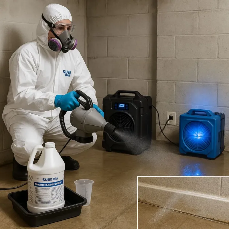 Sanitization and Odor Removal process in Discovery Bay, CA